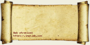 Jovana Medan vizit kartica